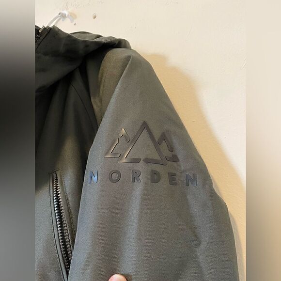 NWOT Norden Mika Oxford Padded Parka Coat Green Women’s - Picture 8 of 16